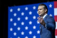Secretary of War Pete Hegseth delivers remarks during a War Department address at Marine Corps Base Quantico, Va., Sept. 30, 2025. (Department of War/Navy Petty Officer 2nd Class Aiko Bongolan, DOW) Secretary of War Pete Hegseth delivers remarks during a War Department address at Marine Corps Base Quantico, Va., Sept. 30, 2025. (Department of War/Navy Petty Officer 2nd Class Aiko Bongolan, DOW)